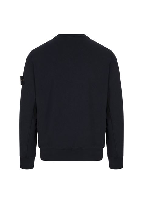 Felpa In Cotone Malfilé Blu STONE ISLAND | K1S156100020-S0060V0020